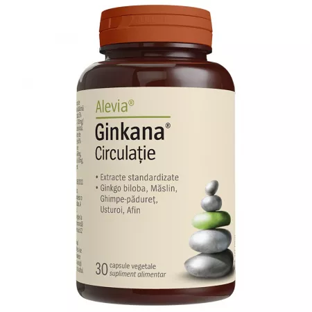 GINKANA CIRCULATIE, 30 capsule vegetale, Alevia [1]