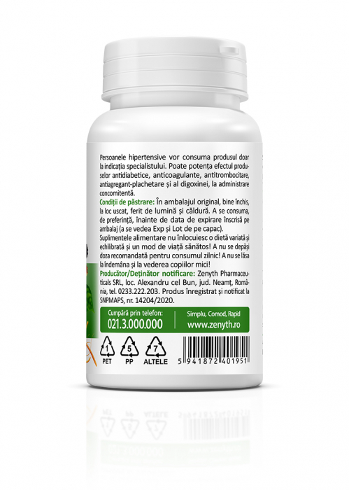 GINSENG SIBERIAN, 150 mg, 30 capsule, Zenyth [3]