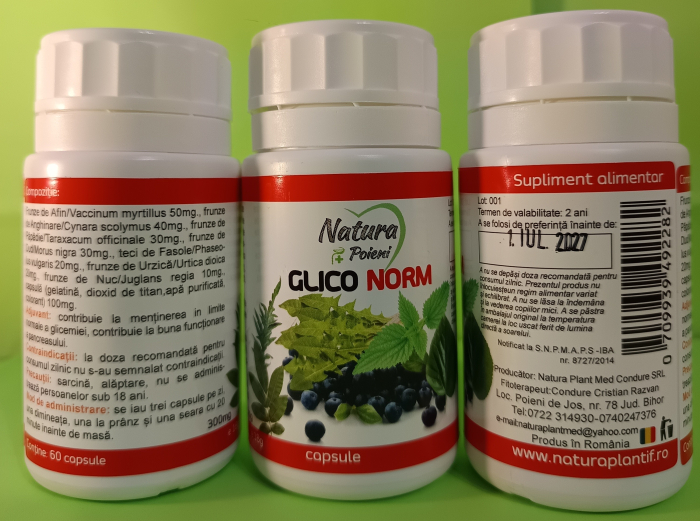 Glico Norm, 60 capsule - NATURAPLANT [6]