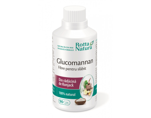 GLUCOMANNAN FIBRE SLABIT, 90 capsule Rotta Natura [1]