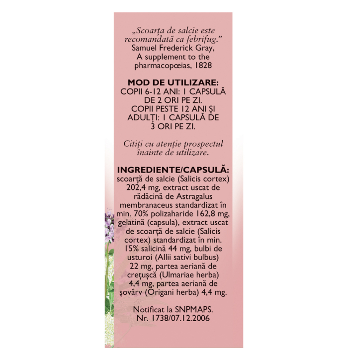 Hapciu raceala si gripa, R3, 30 capsule, Fares [2]