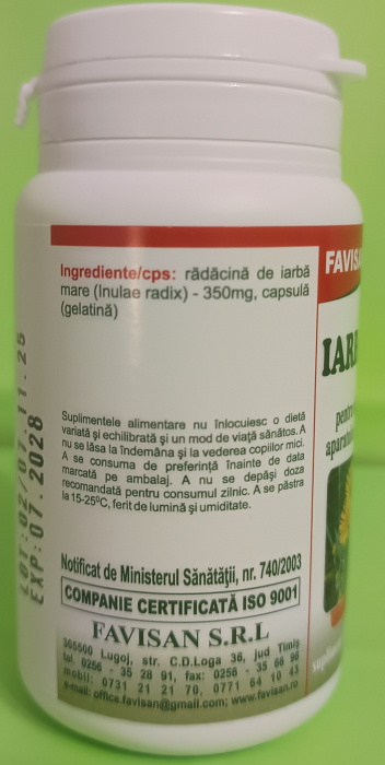 IARBA MARE, 40 capsule, Favisan [3]