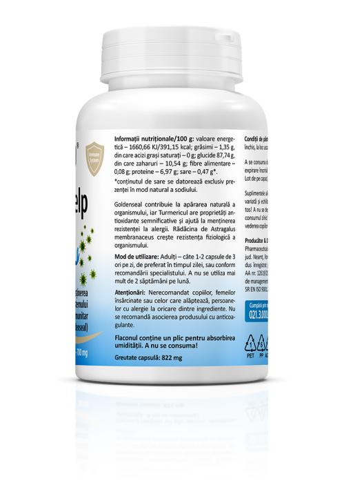 ImmunoHelp, 45 capsule, Zenyth la Nana Plafar [2]