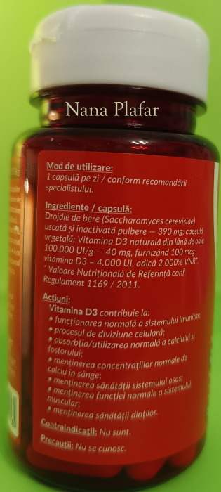 IMUNO D3 4000 UI AdNatura la nana plafar [2]