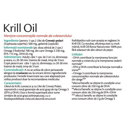KRILL OIL 500 mg OMEGA 3, Rotta Natura [2]