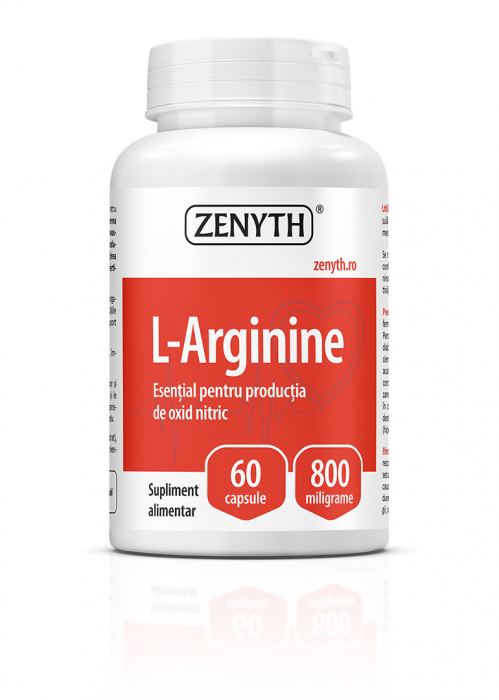 L-ARGININE 800mg  aminoacid, 60 capsule, Zenyth [1]