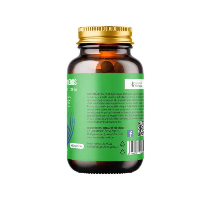 L-glutation GSH redus Setria, 250 mg, 60 capsule, Remedia la Nana Plafar [2]