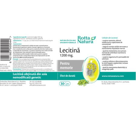 LECITINA 1200mg, Rotta Natura [2]