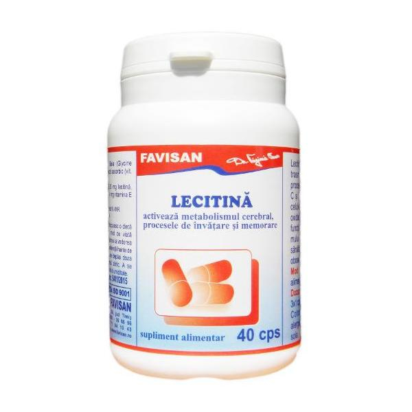 LECITINA, 40 capsule, Favisan [1]