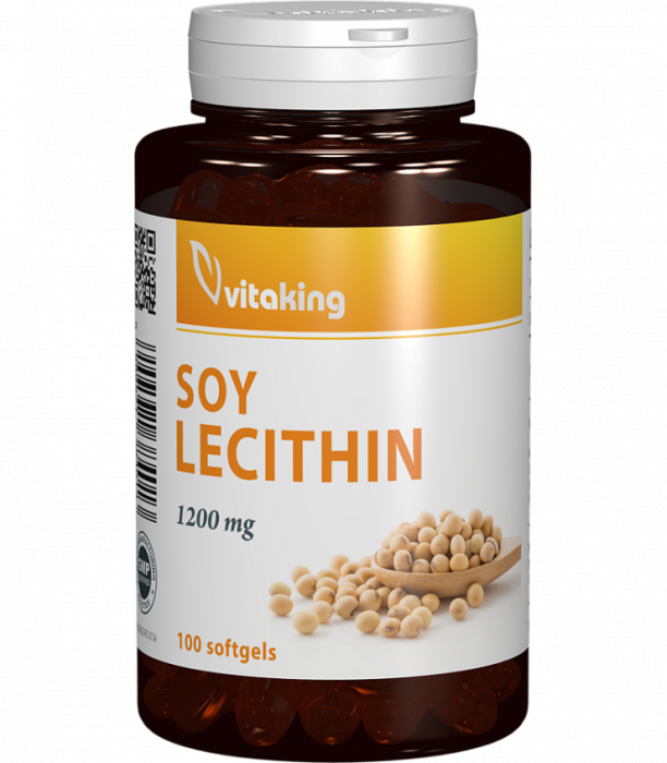 LECITINA Forte 1200 mg, 100 capsule gelatinoase, Vitaking [1]