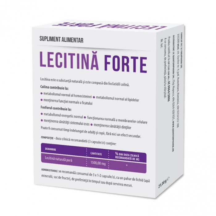 LECITINA FORTE 500mg,  Parapharm [2]