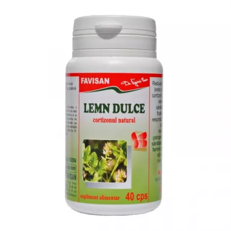 Lemn Dulce, 40 capsule, Favisan [1]