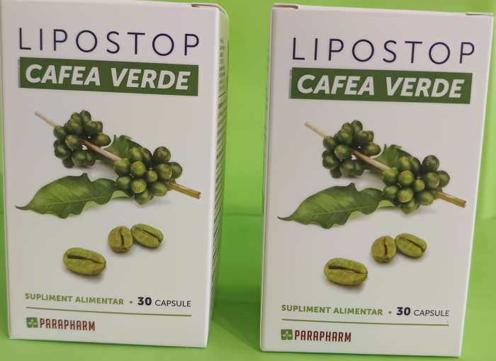 LIPOSTOP CAFEA VERDE, 30 capsule, Parapharm [3]