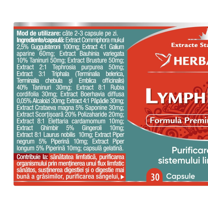 LYMPH DETOX, capsule, Herbagetica la Nana Plafar [2]