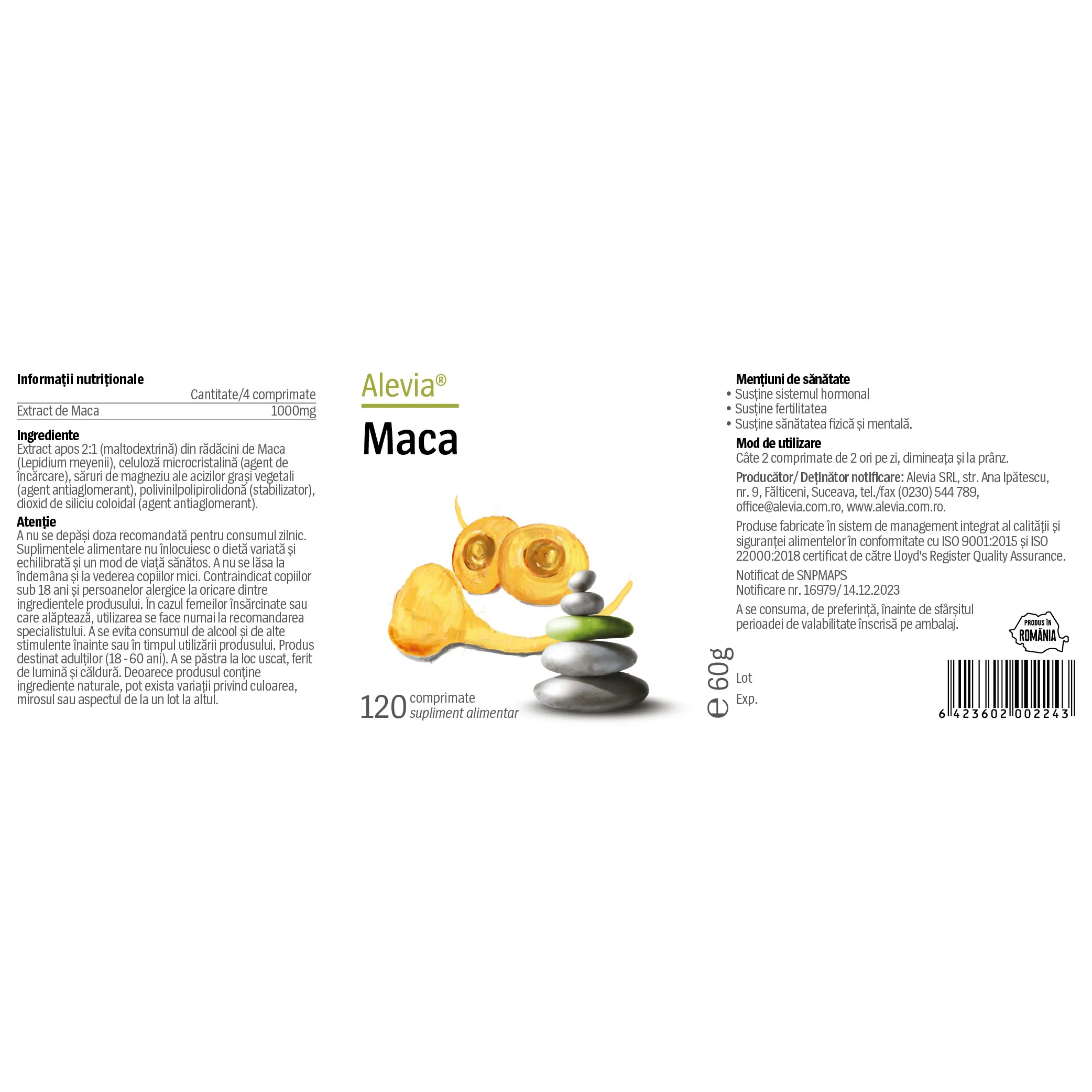 Maca, Alevia [2]