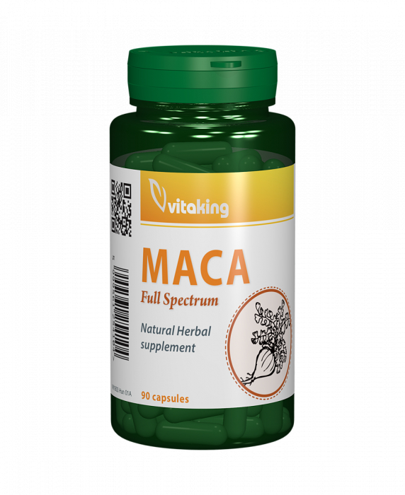 MACA EXTRACT 500mg, 90 capsule, Vitaking [1]
