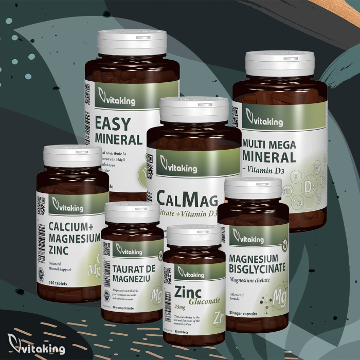 MAGNETRIO - Vitamina K2, Magneziu si D3-Oase si Inima sanatoasa- 30 capsule, Vitaking la Nana Plafar [2]