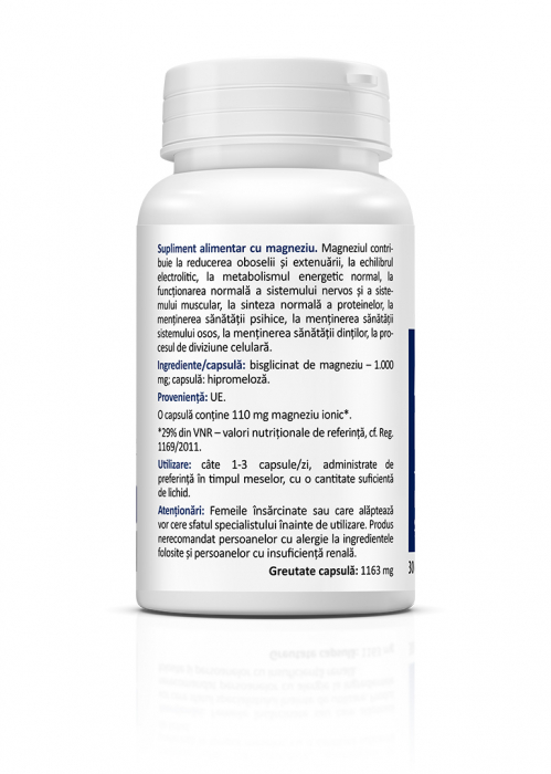 MAGNEZIU Bisglicinat 1000 mg, Zenyth [2]