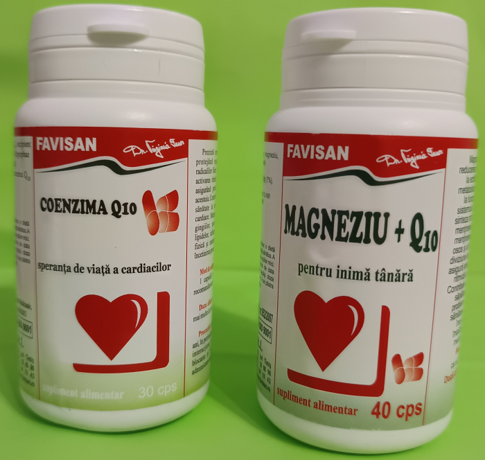 Magneziu + Q10, 40 capsule, Favisan la Nana Plafar [4]