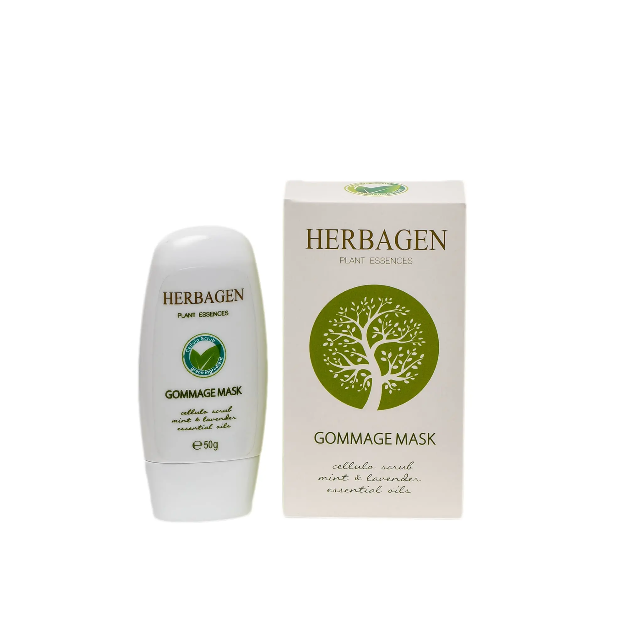 Masca gomaj Cellulo scrub cu ulei de Menta si Lavanda, 50 gr [1]