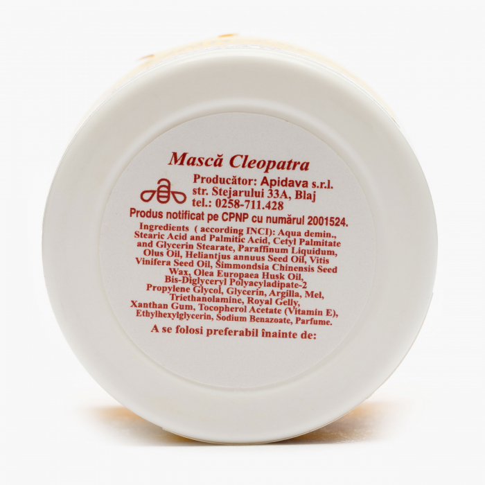 Masca nutritiva de fata Cleopatra, 50ml - APIDAVA [3]