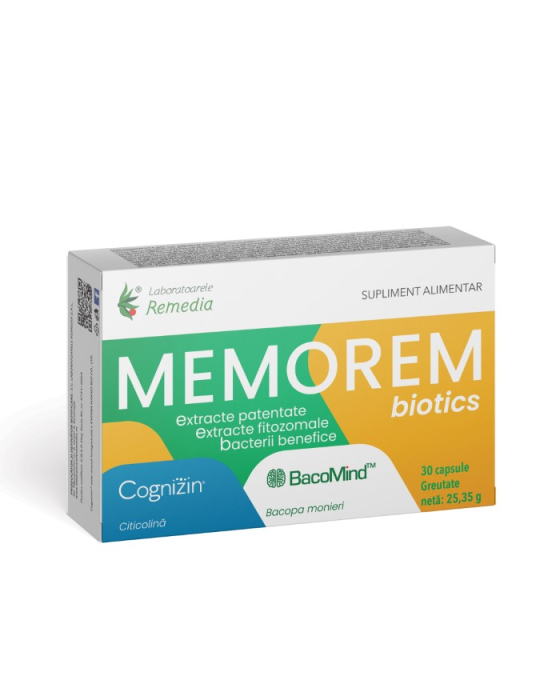 MEMOREM BIOTICS 30 capsule Remedia la Nana Plafar [1]