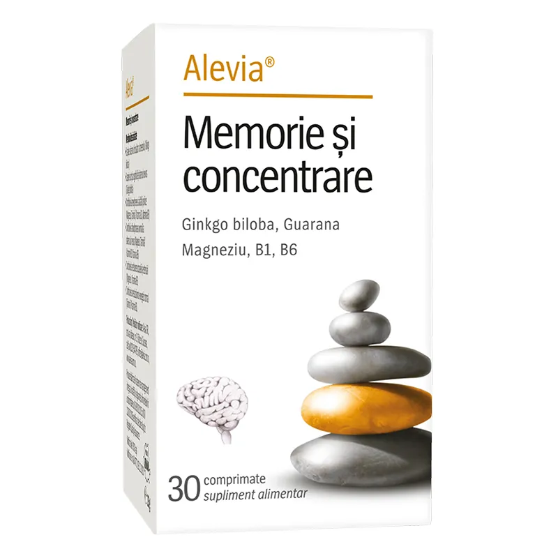 MEMORIE SI CONCENTRARE, 30 comprimate, Alevia la Nana Plafar [1]