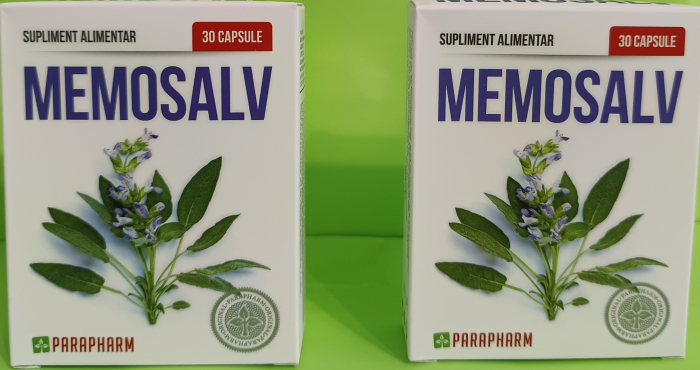 MEMOSALV pentru MEMORIE, 30 capsule, Parapharm [2]