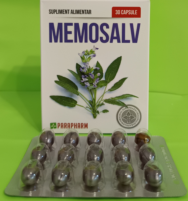 MEMOSALV pentru MEMORIE, 30 capsule, Parapharm [4]
