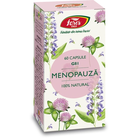 Menopauza G81, 60 capsule, Fares [1]