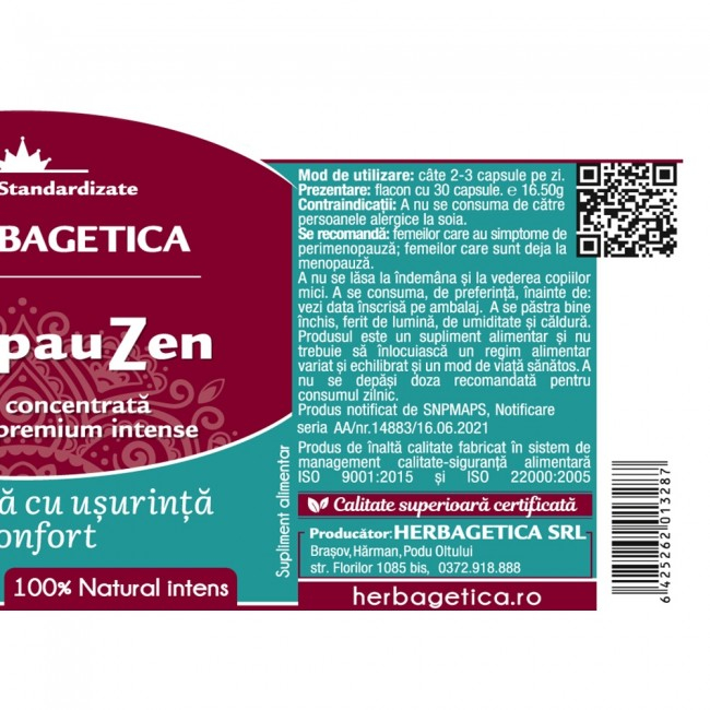 MENOPAUZEN, Herbagetica [3]