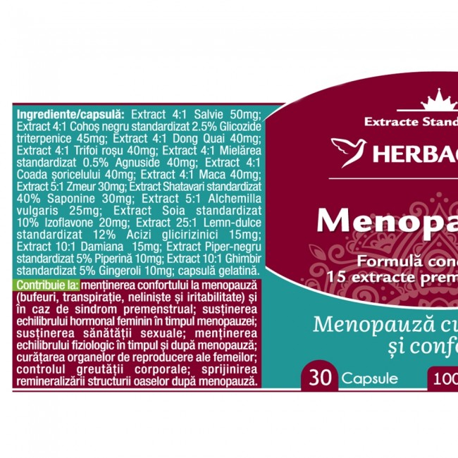 MENOPAUZEN, Herbagetica [2]