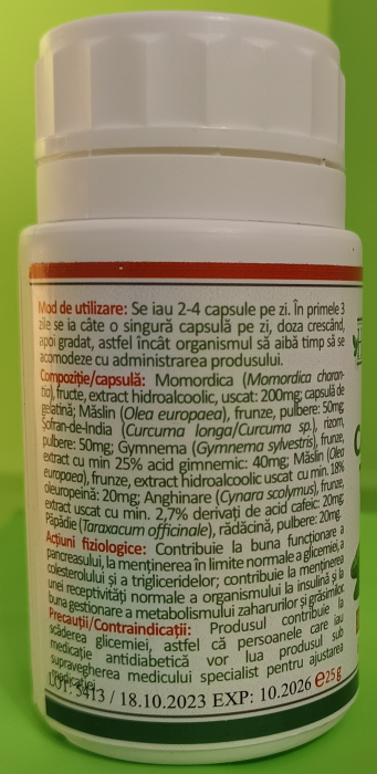 MOMORDICA Charantia Castravete Tibetan 200mg, Health Nutrition [4]