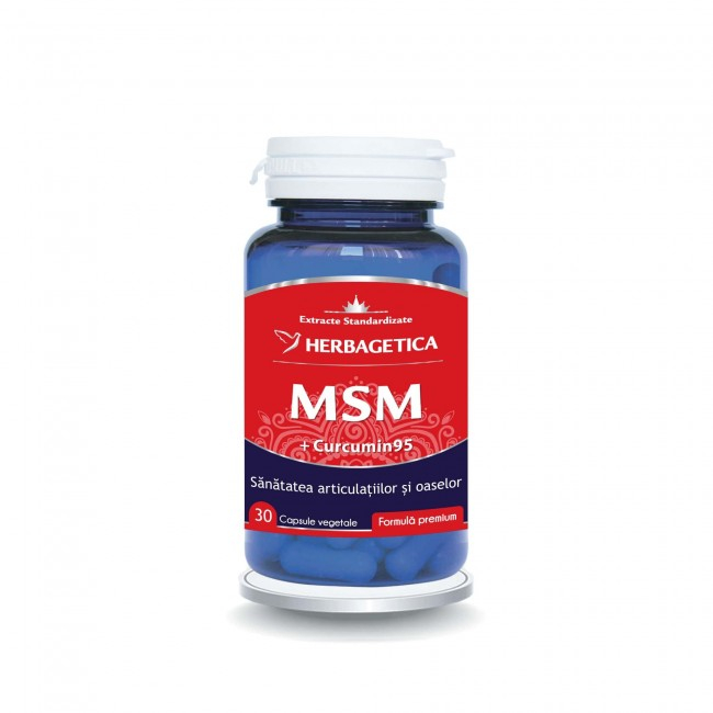 MSM 500mg si Curcumin, Herbagetica [1]