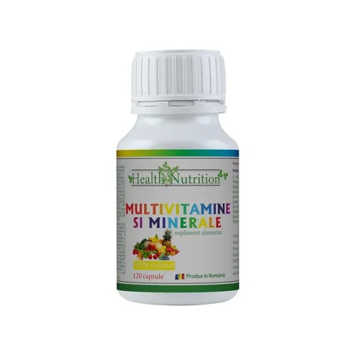 MULTIVITAMINE SI MINERALE 120 capsule Health Nutrition la Nana Plafar [1]