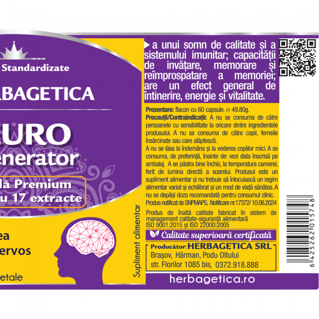 NEURO REGENERATOR, Herbagetica [4]