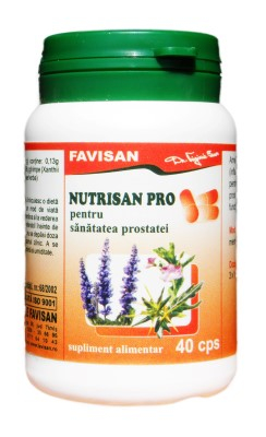 Nutrisan PRO pentru Sanatatea Prostatei 40cps FAVISAN [1]