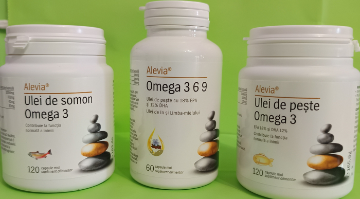 OMEGA 3 6 9, (ulei de Peste, In si Limba-mielului) capsule moi, Alevia [4]