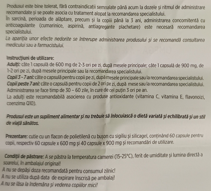 OMEGA 3 & OMEGA 6 VEGETAL pentru COPII 60 capsule moi, Hofigal [4]