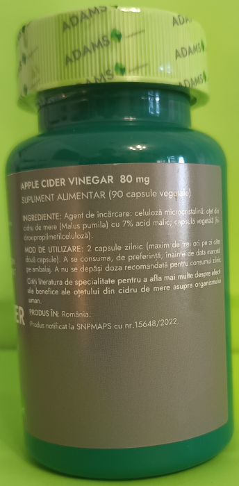 OTET DIN CIDRU DE MERE 90 capsule Adams Supplements la Nana Plafar [4]