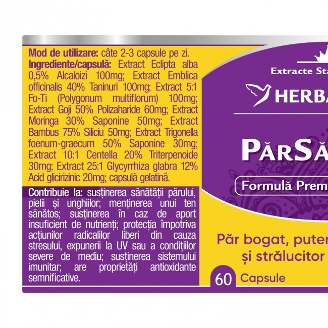 PAR SANATOS 60 Capsule, Herbagetica [2]