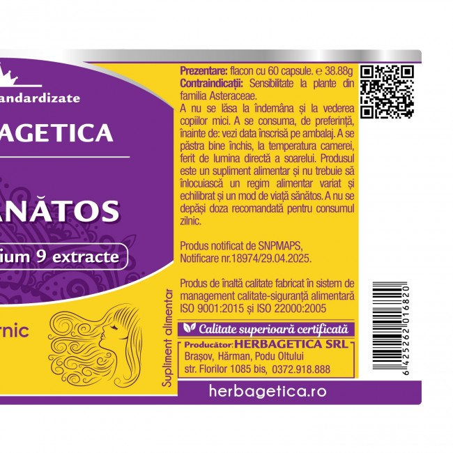 PAR SANATOS 60 Capsule, Herbagetica [3]