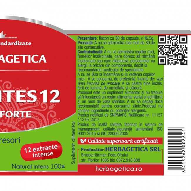 PARASITES 12 Detox Forte, Herbagetica [3]