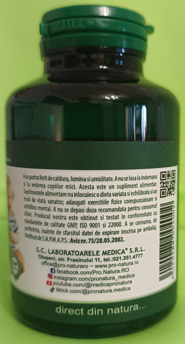 PARAZITOL JUNIOR 250 capsule ProNatura Medica la Nana Plafar [2]