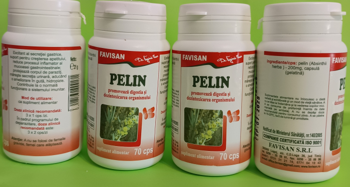 Pelin, 70 capsule, Favisan [2]