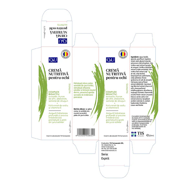 PENTRU OCHI Nutritis Q4U, 20 ml, Tis Farmaceutic la Nana Plafar [3]
