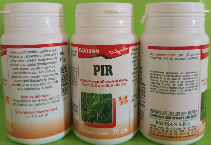 Pir, 70 capsule, Favisan la Nana Plafar [2]