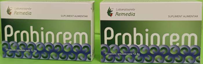 PROBIOREM, 20 capsule Remedia la Nana Plafar [6]