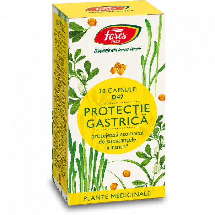PROTECTIE GASTRICA D47, 30 capsule, Fares [1]