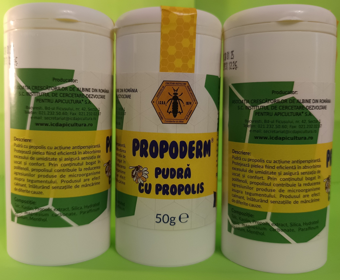 PUDRA cu Propolis Propoderm, 50gr Institutul Apicol la nana plafar [2]